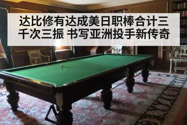 达比修有达成美日职棒合计三千次三振 书写亚洲投手新传奇